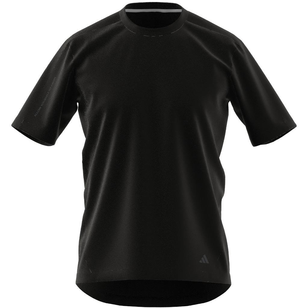Men Yoga Base Training T-Shirt, Black, A701_ONE, large image number 8