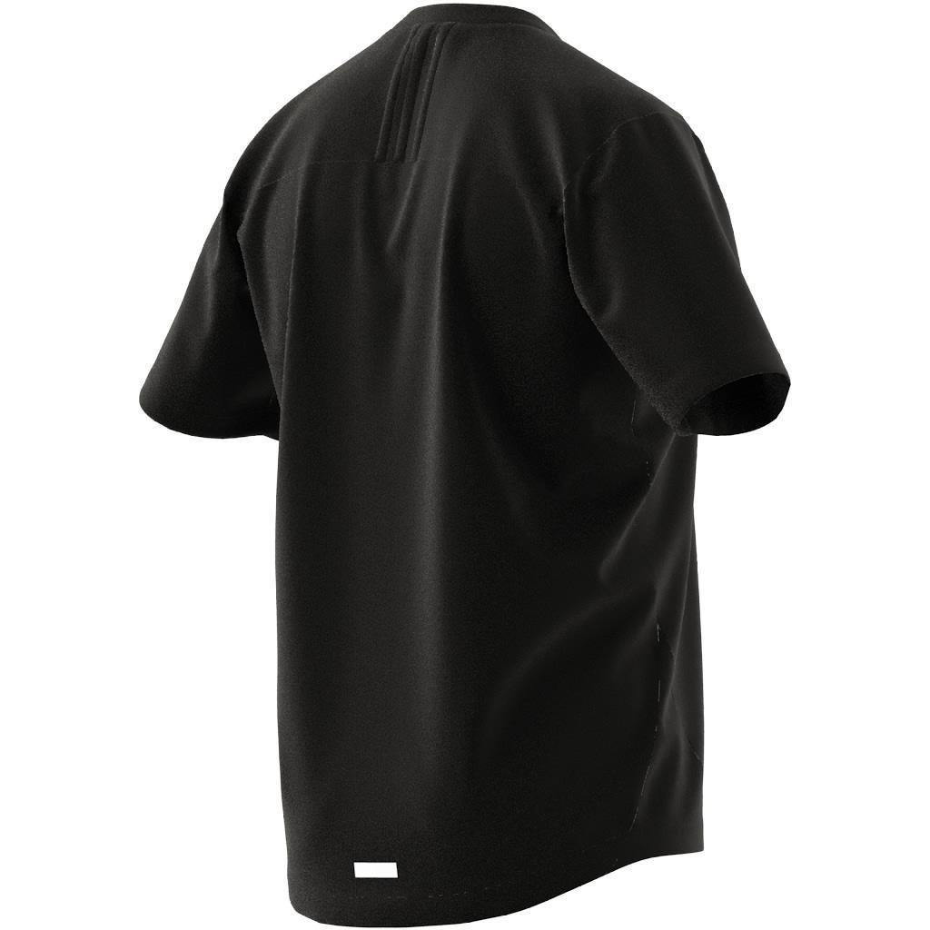 Men Yoga Base Training T-Shirt, Black, A701_ONE, large image number 10
