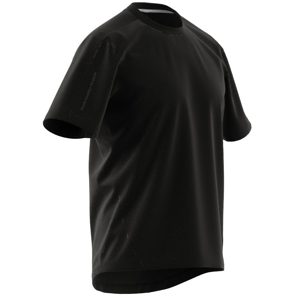 Men Yoga Base Training T-Shirt, Black, A701_ONE, large image number 11