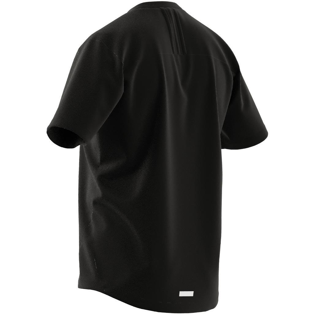 Men Yoga Base Training T-Shirt, Black, A701_ONE, large image number 12