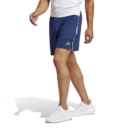 Men Workout Base Shorts , Navy, A701_ONE, large image number 4