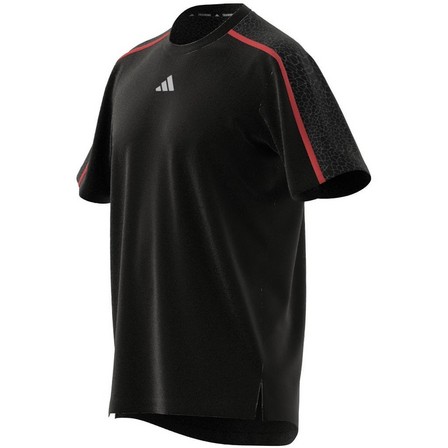 Men Workout Base T-Shirt, Black, A701_ONE, large image number 8