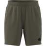 Men Train Essentials Logo Training Shorts, Green, A701_ONE, thumbnail image number 6