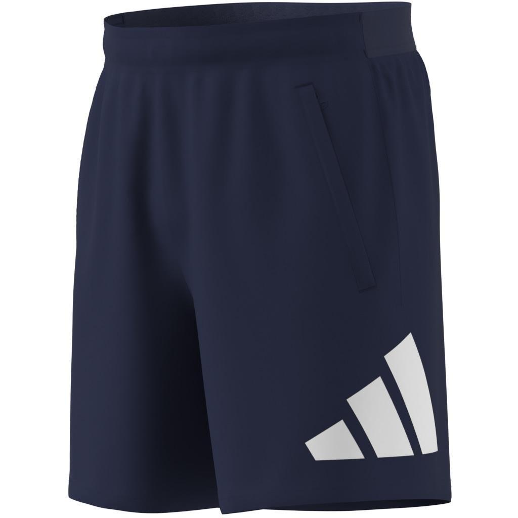 Train Essentials Logo Training Shorts, Blue, A701_ONE, large image number 8