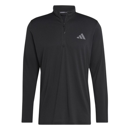 Men Train Essentials Seasonal Training Sweatshirt, Black, A701_ONE, large image number 2