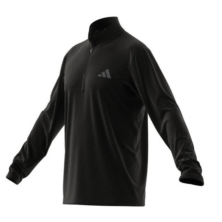 Men Train Essentials Seasonal Training Sweatshirt, Black, A701_ONE, large image number 10