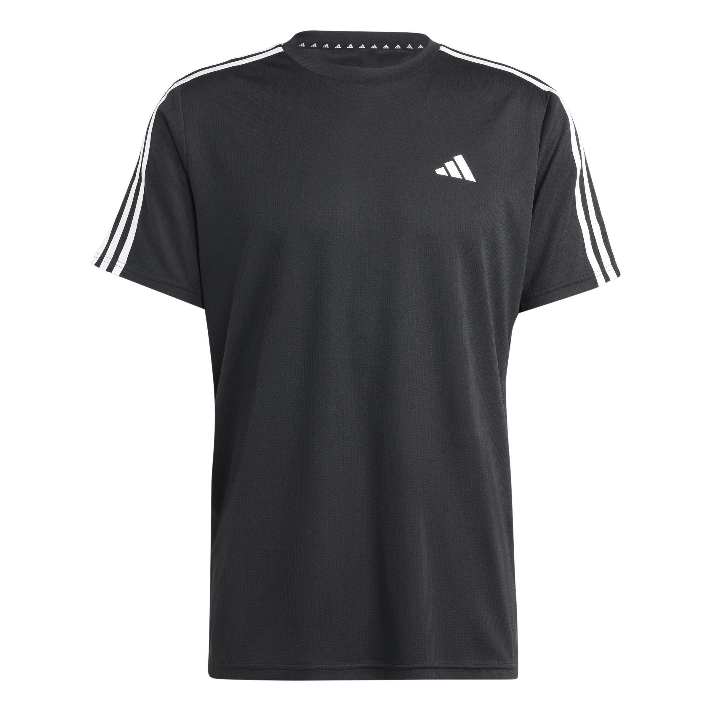 Train Essentials 3-Stripes Training T-Shirt, Black, , large image number 1
