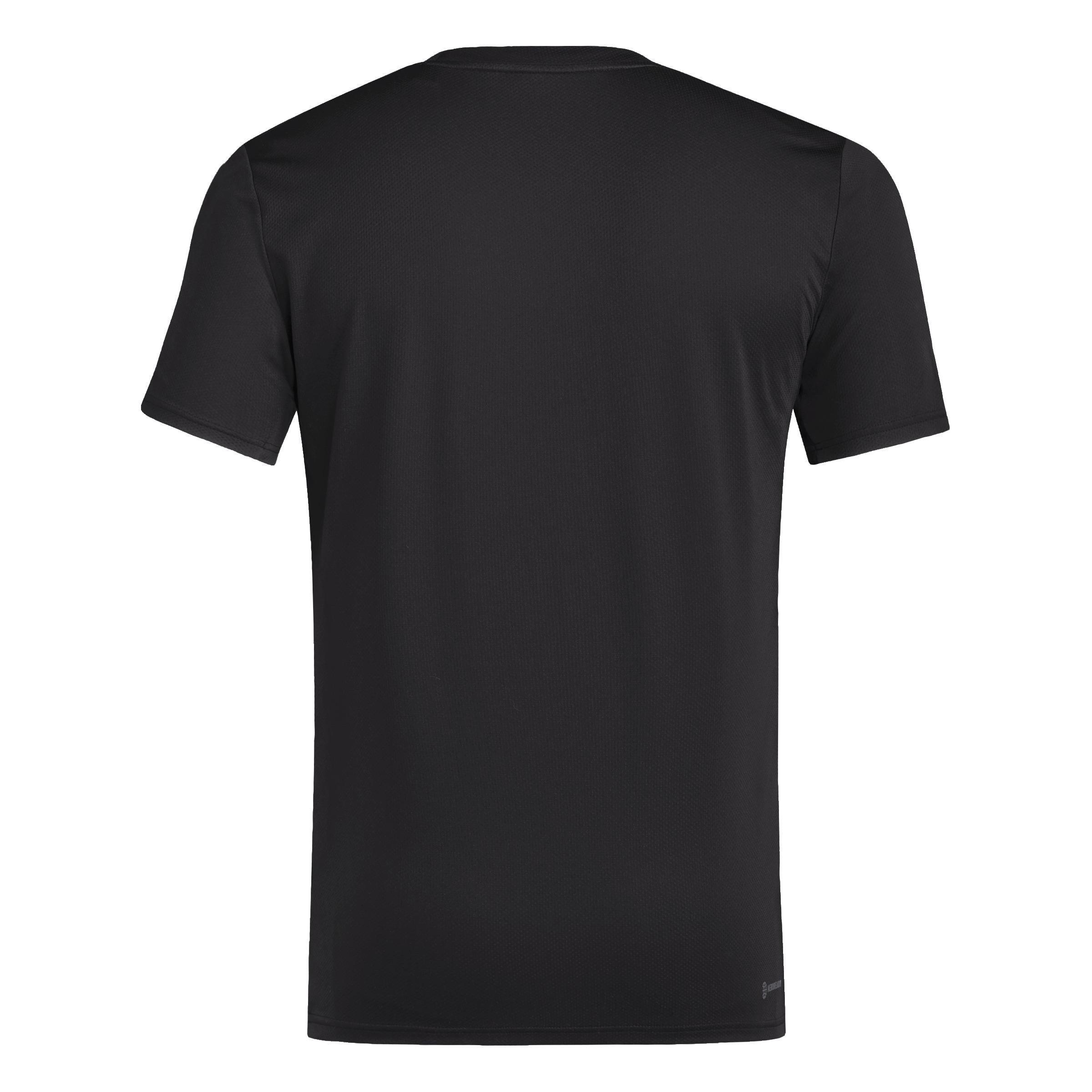 Train Essentials 3-Stripes Training T-Shirt, Black, , large image number 3