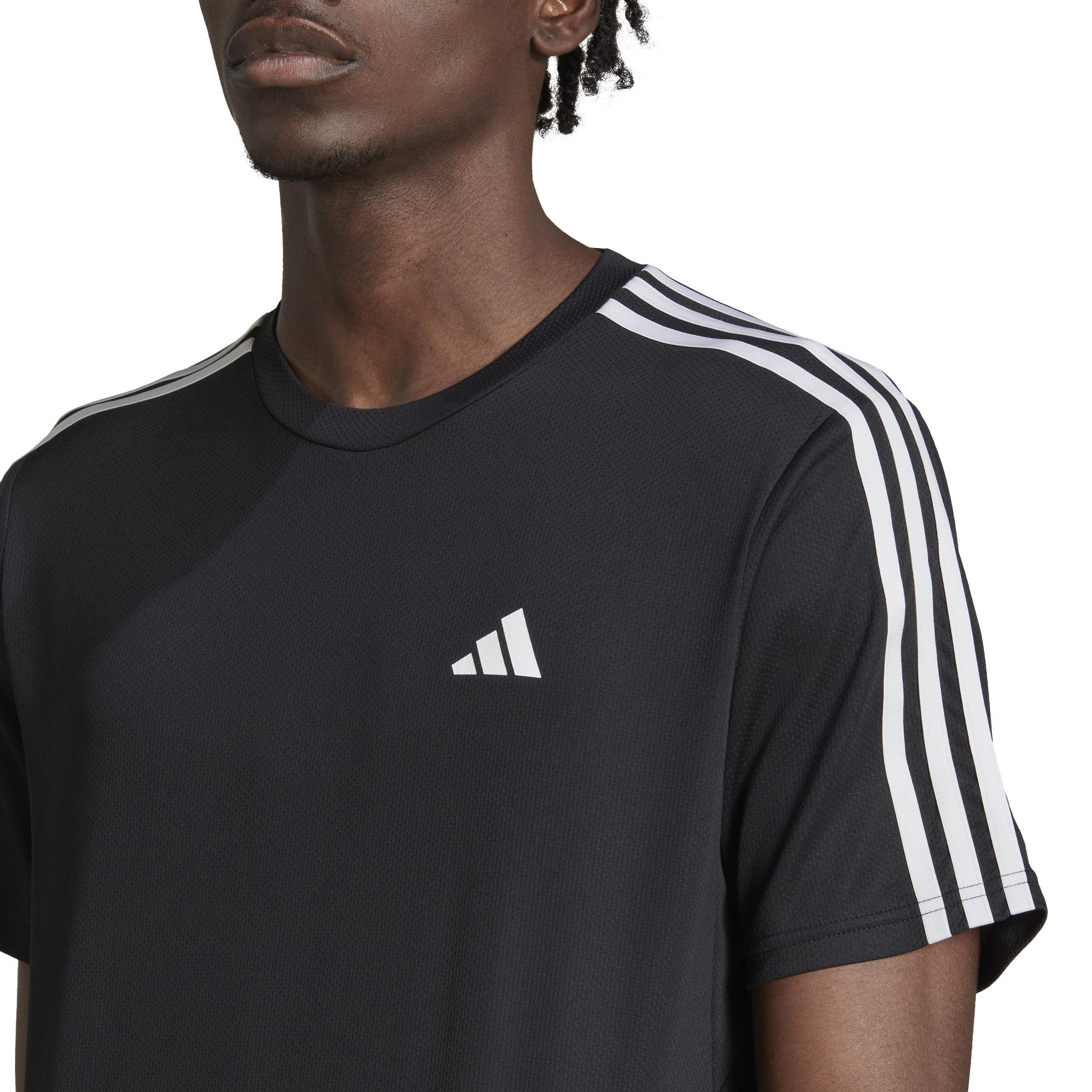 Train Essentials 3-Stripes Training T-Shirt, Black, , large image number 5