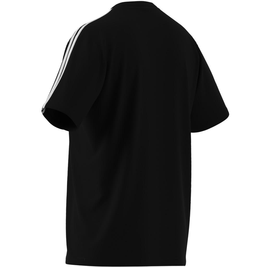 Train Essentials 3-Stripes Training T-Shirt, Black, , large image number 7