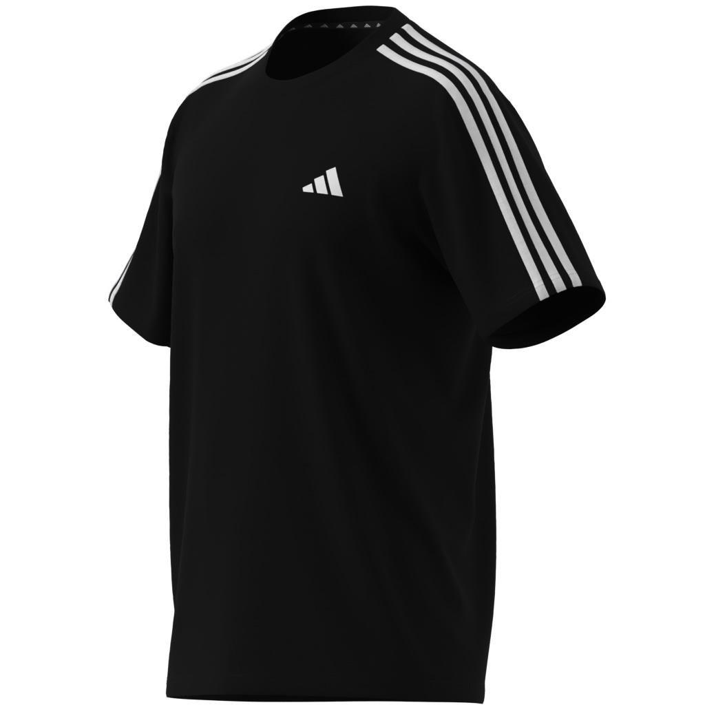 Train Essentials 3-Stripes Training T-Shirt, Black, A701_ONE, large image number 14