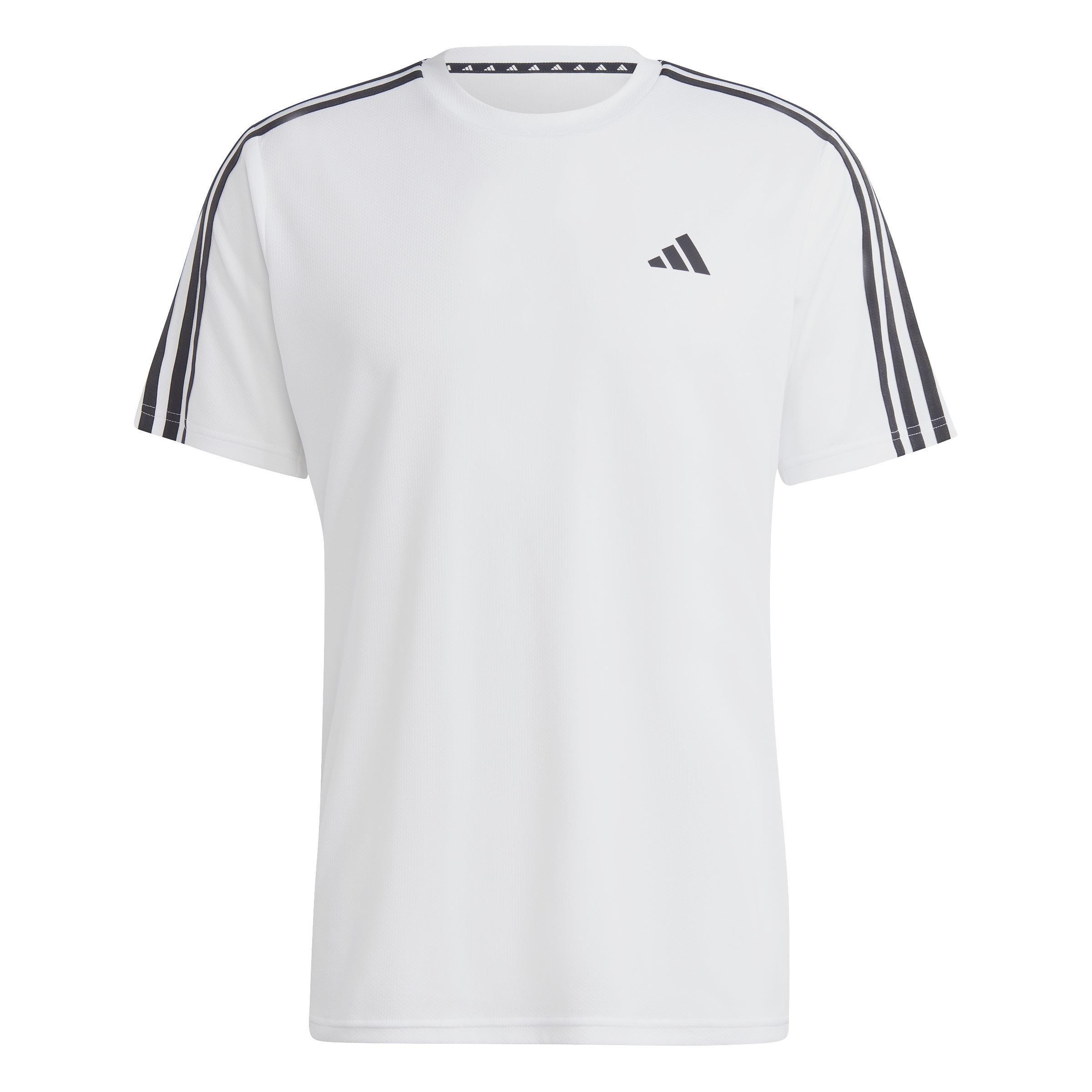 Train Essentials 3-Stripes Training T-Shirt, White, A701_ONE, large image number 0