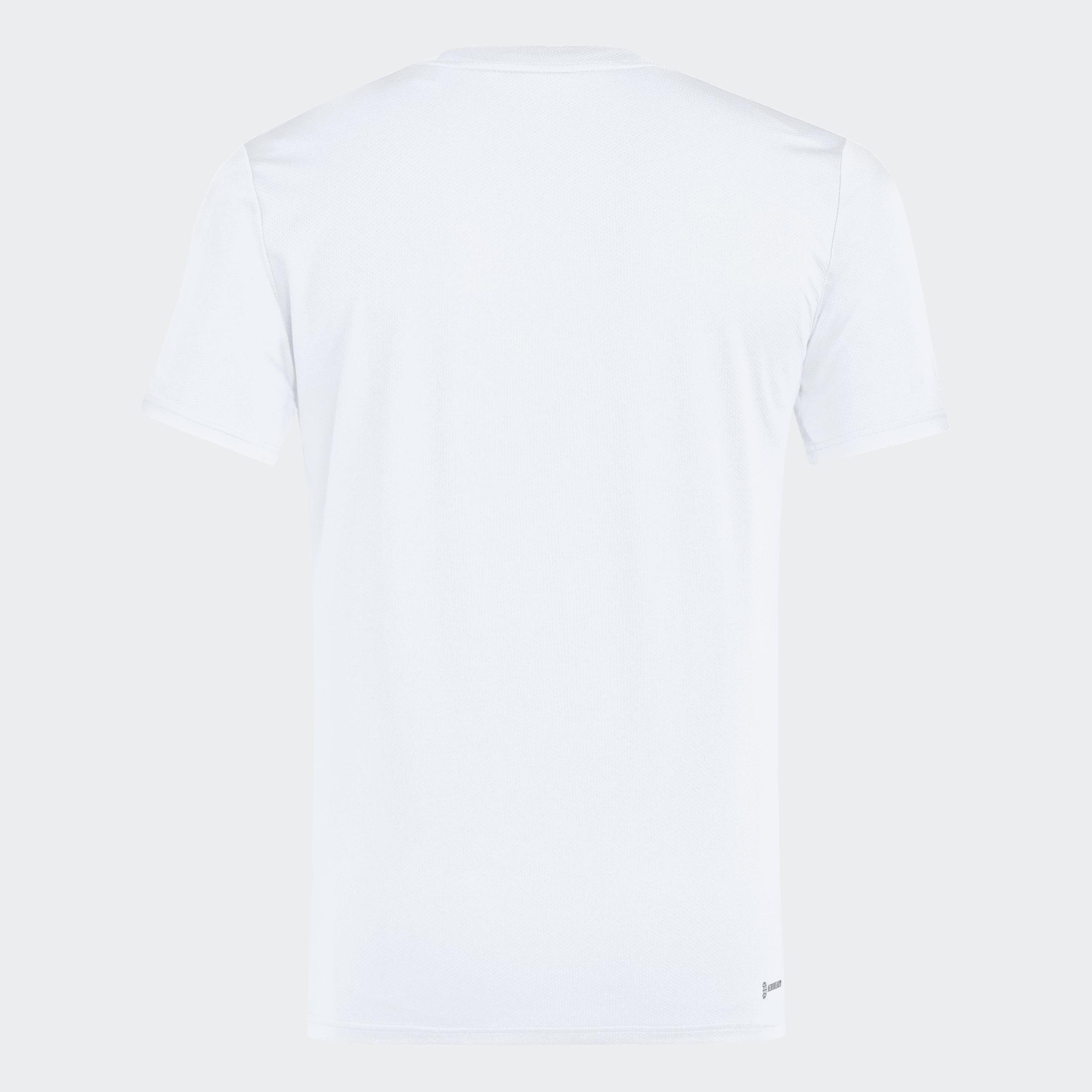 Train Essentials 3-Stripes Training T-Shirt, White, A701_ONE, large image number 1