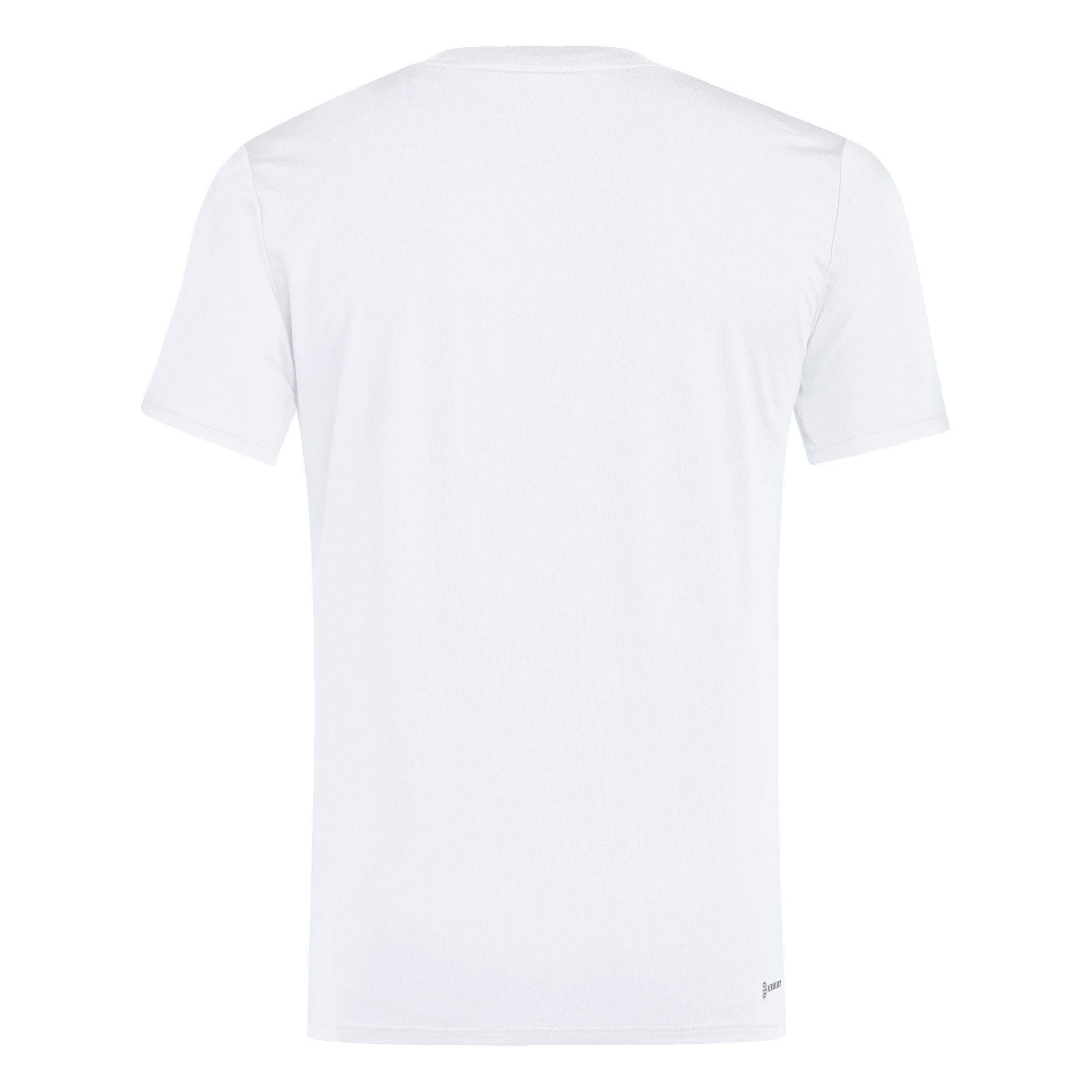 Men Train Essentials 3-Stripes Training T-Shirt, White, A701_ONE, large image number 4