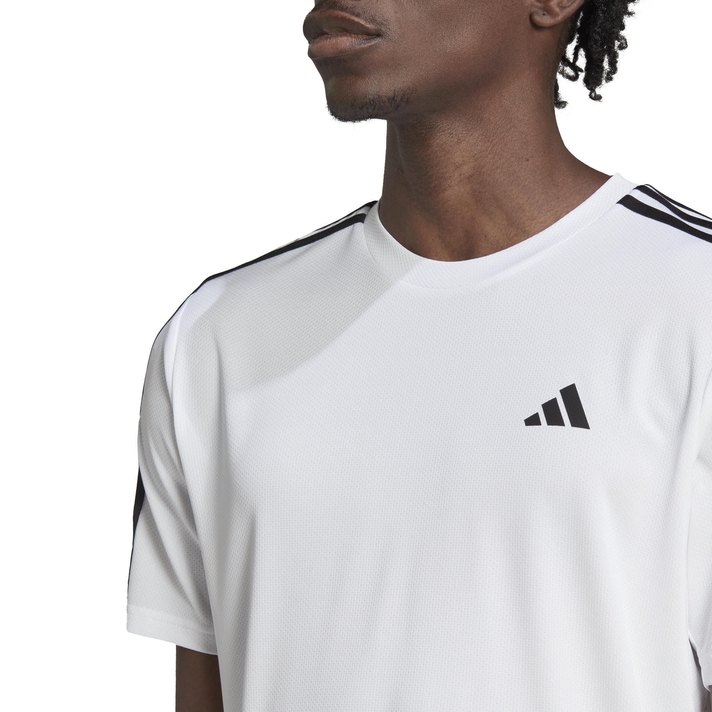 Train Essentials 3-Stripes Training T-Shirt, White, A701_ONE, large image number 5