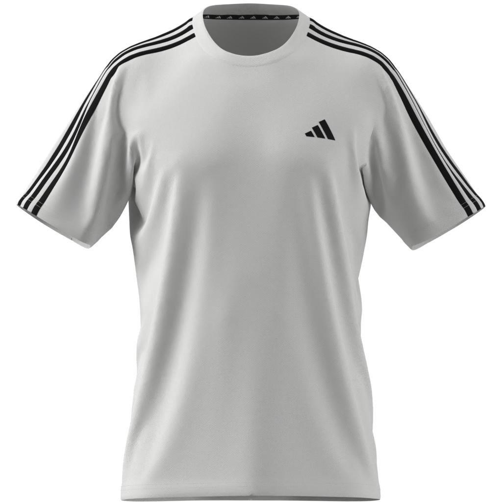 Men Train Essentials 3-Stripes Training T-Shirt, White, A701_ONE, large image number 9