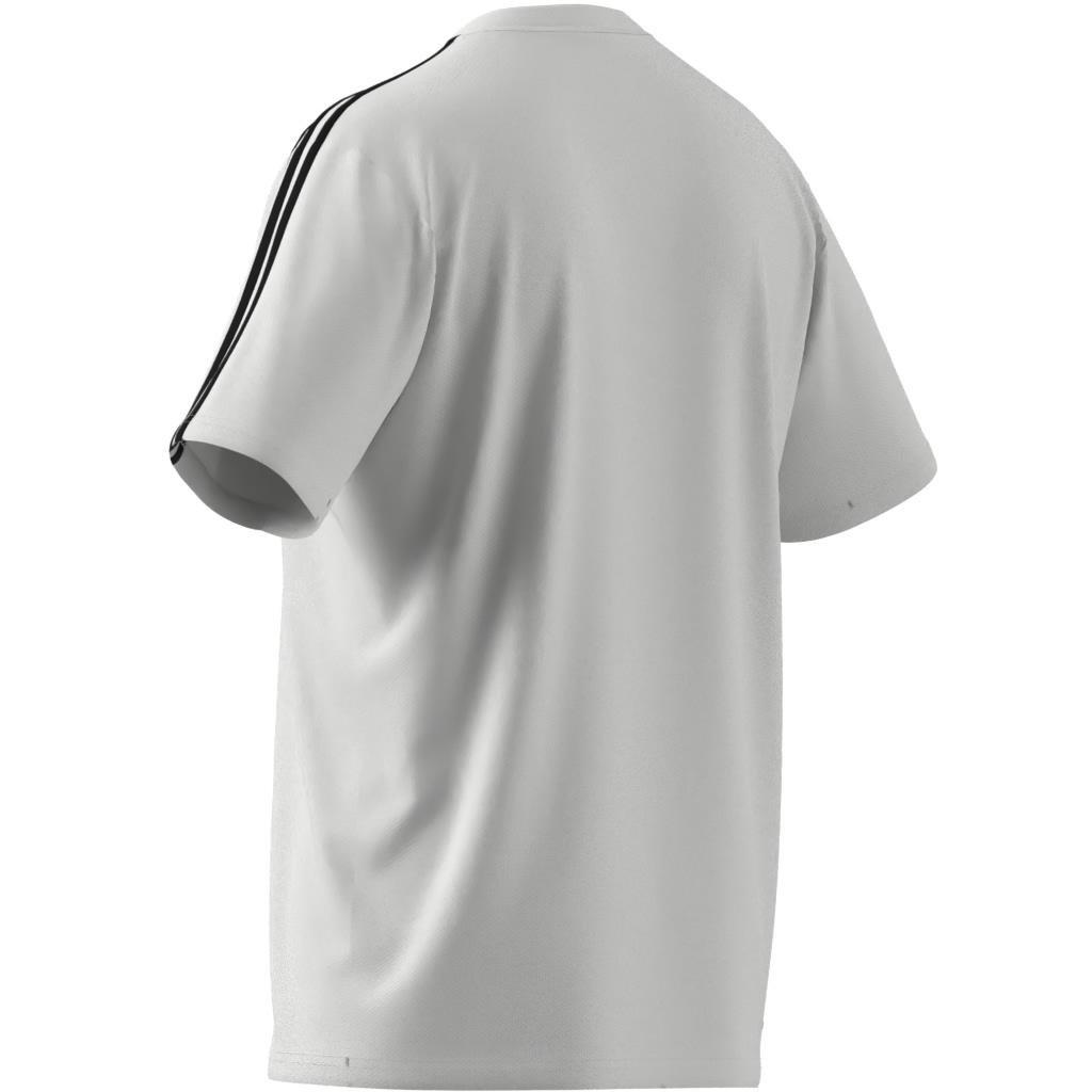 Train Essentials 3-Stripes Training T-Shirt, White, A701_ONE, large image number 10