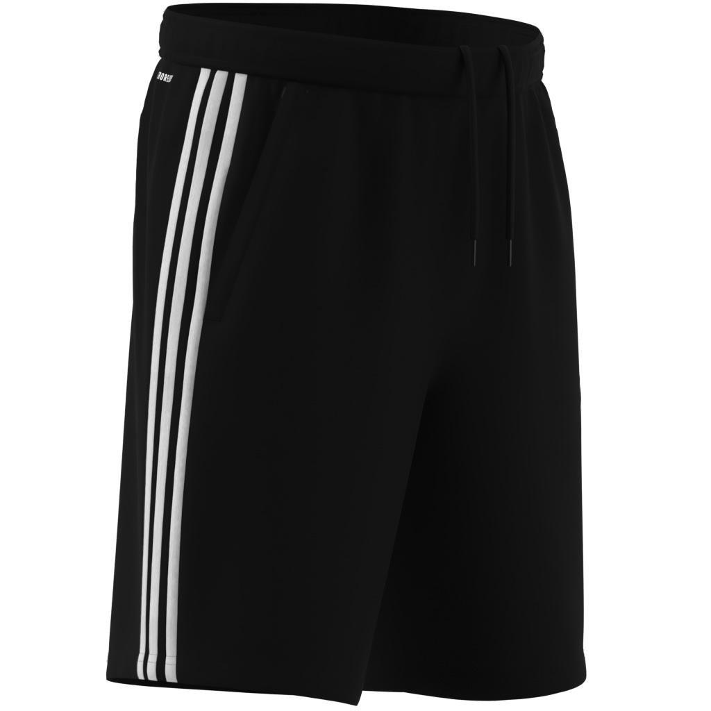 Train Essentials Pique 3-Stripes Training Shorts, Black, , large image number 5