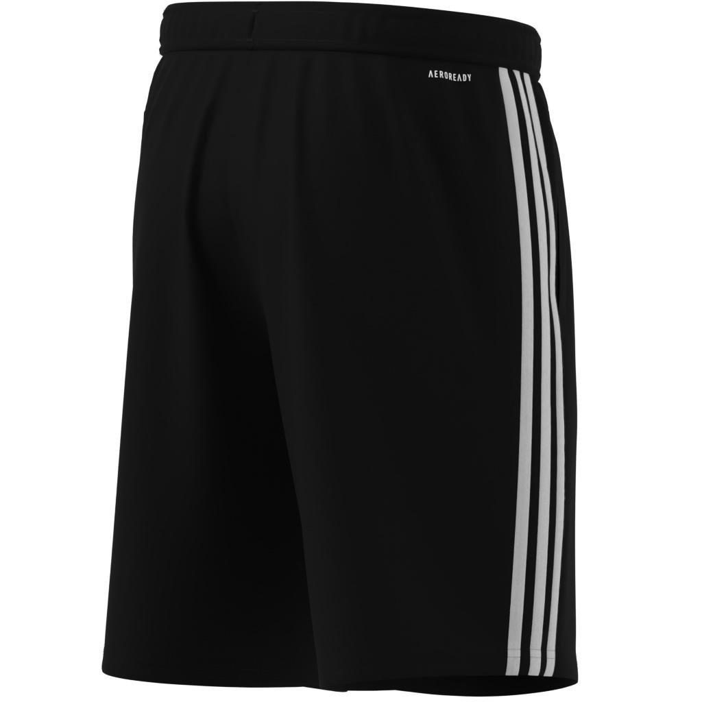 Train Essentials Pique 3-Stripes Training Shorts, Black, , large image number 11