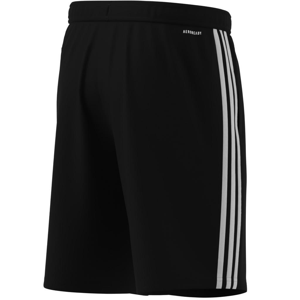 Men Train Essentials Pique 3-Stripes Training Shorts, Black, A701_ONE, large image number 11