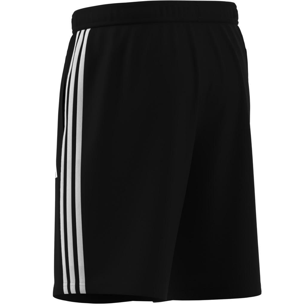 Men Train Essentials Pique 3-Stripes Training Shorts, Black, A701_ONE, large image number 13