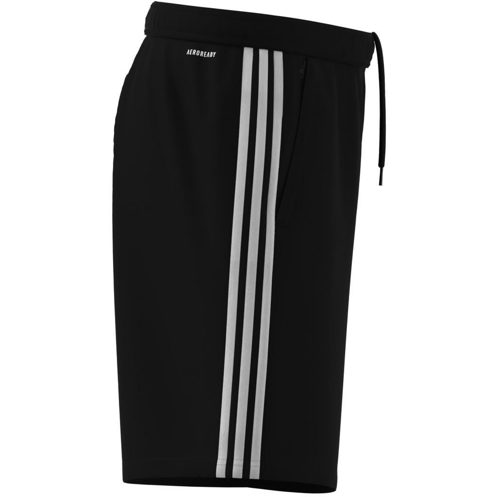 Train Essentials Pique 3-Stripes Training Shorts, Black, , large image number 14