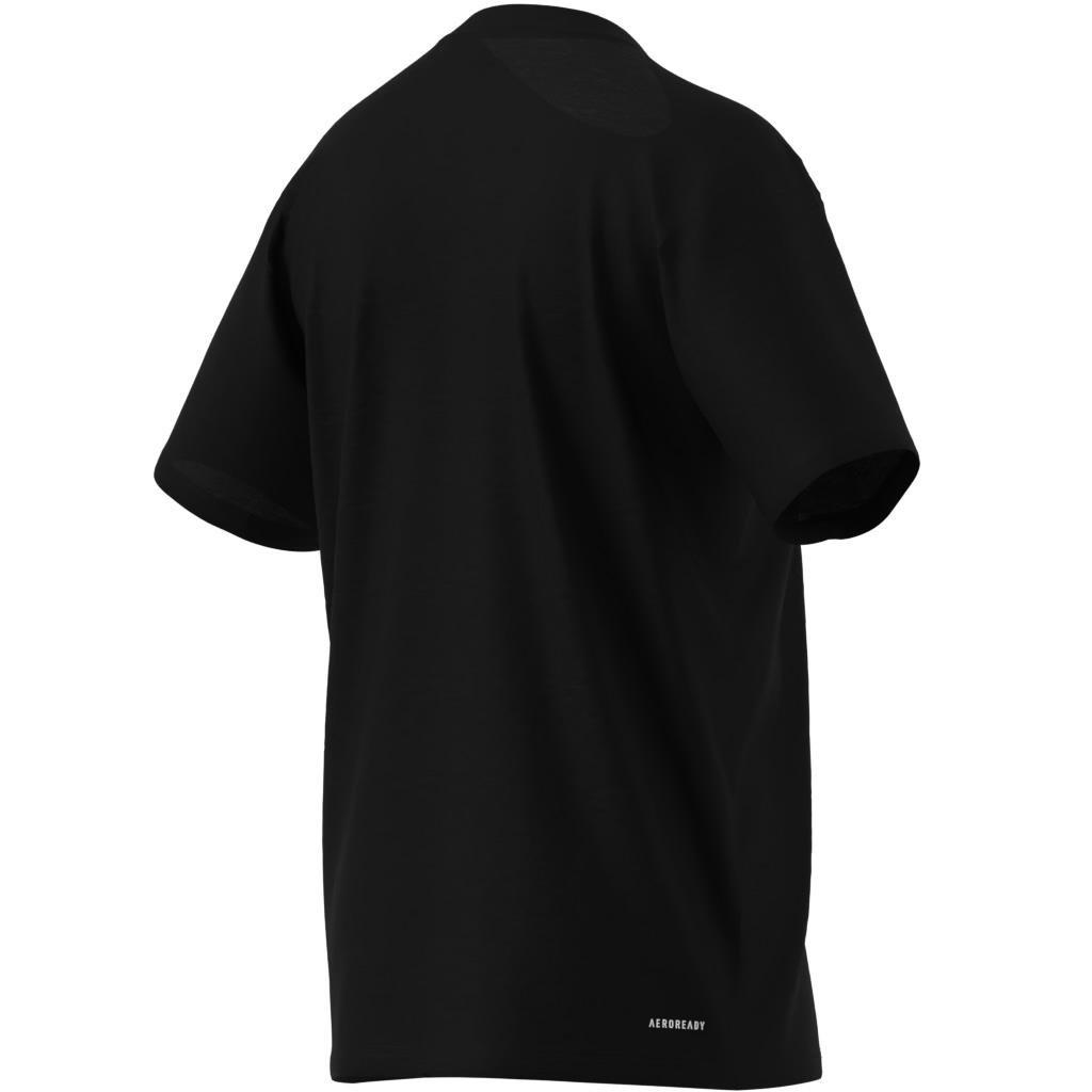 Train Essentials Feelready Logo Training T-Shirt, Black, A701_ONE, large image number 3