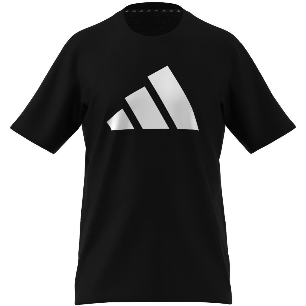 Train Essentials Feelready Logo Training T-Shirt, Black, A701_ONE, large image number 4