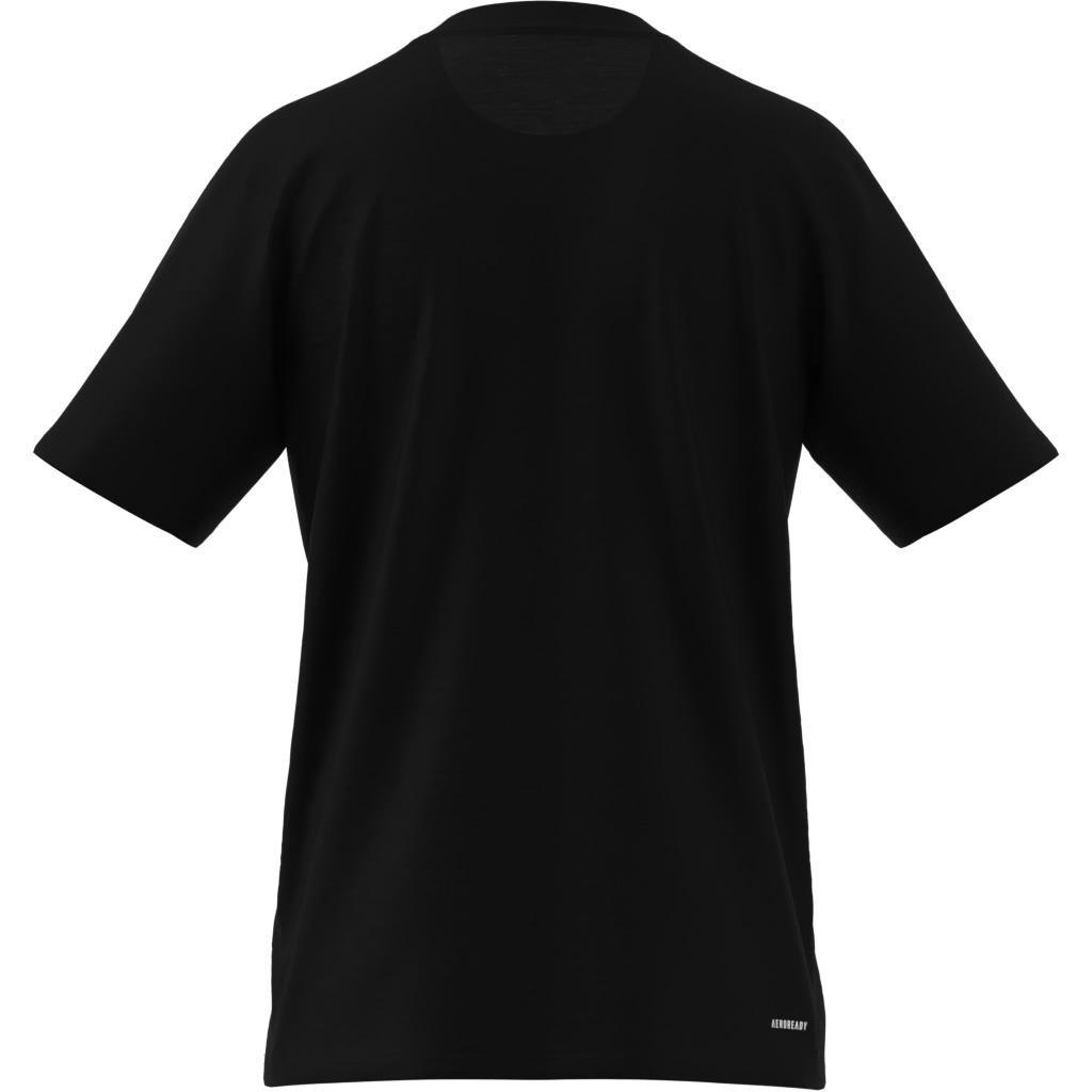 Train Essentials Feelready Logo Training T-Shirt, Black, A701_ONE, large image number 7