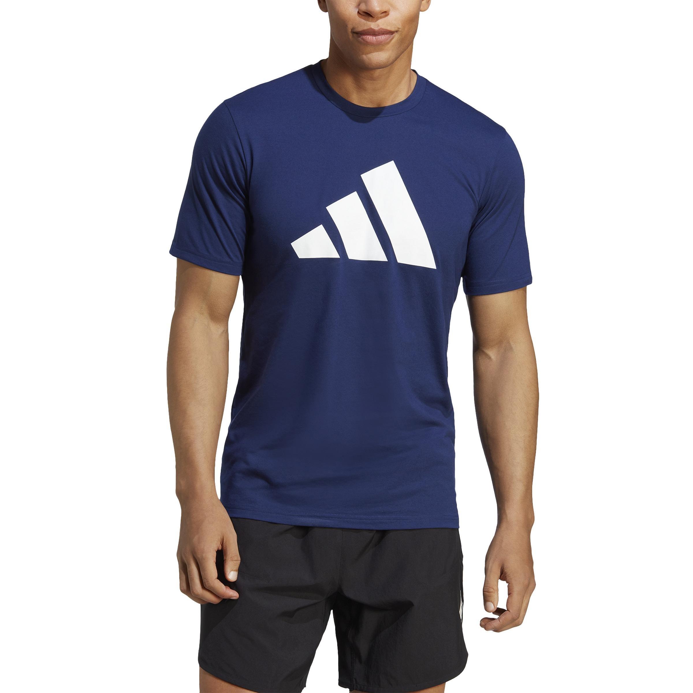 Train Essentials Feelready Logo Training T-Shirt, Blue, A701_ONE, large image number 1