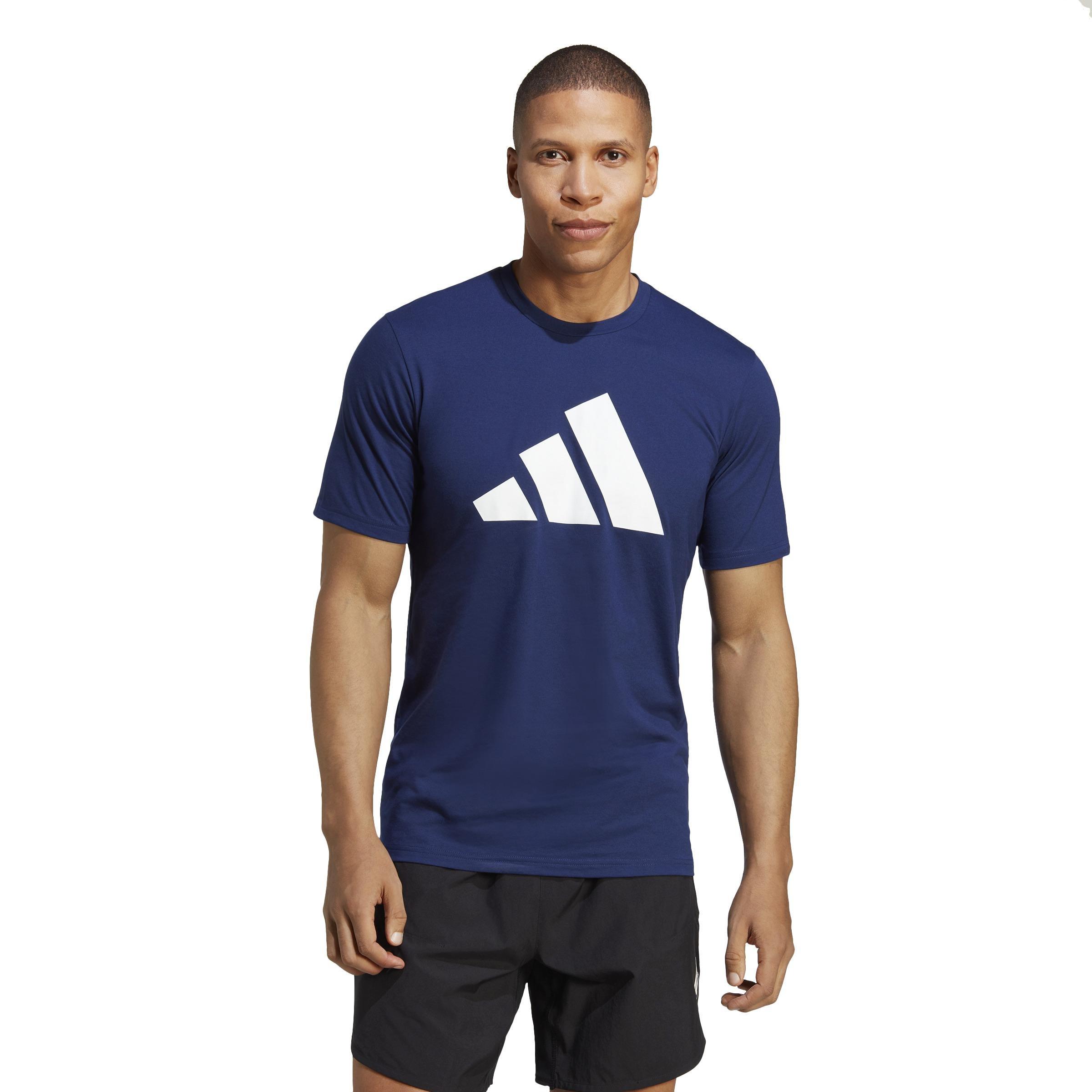 Train Essentials Feelready Logo Training T-Shirt, Blue, A701_ONE, large image number 10