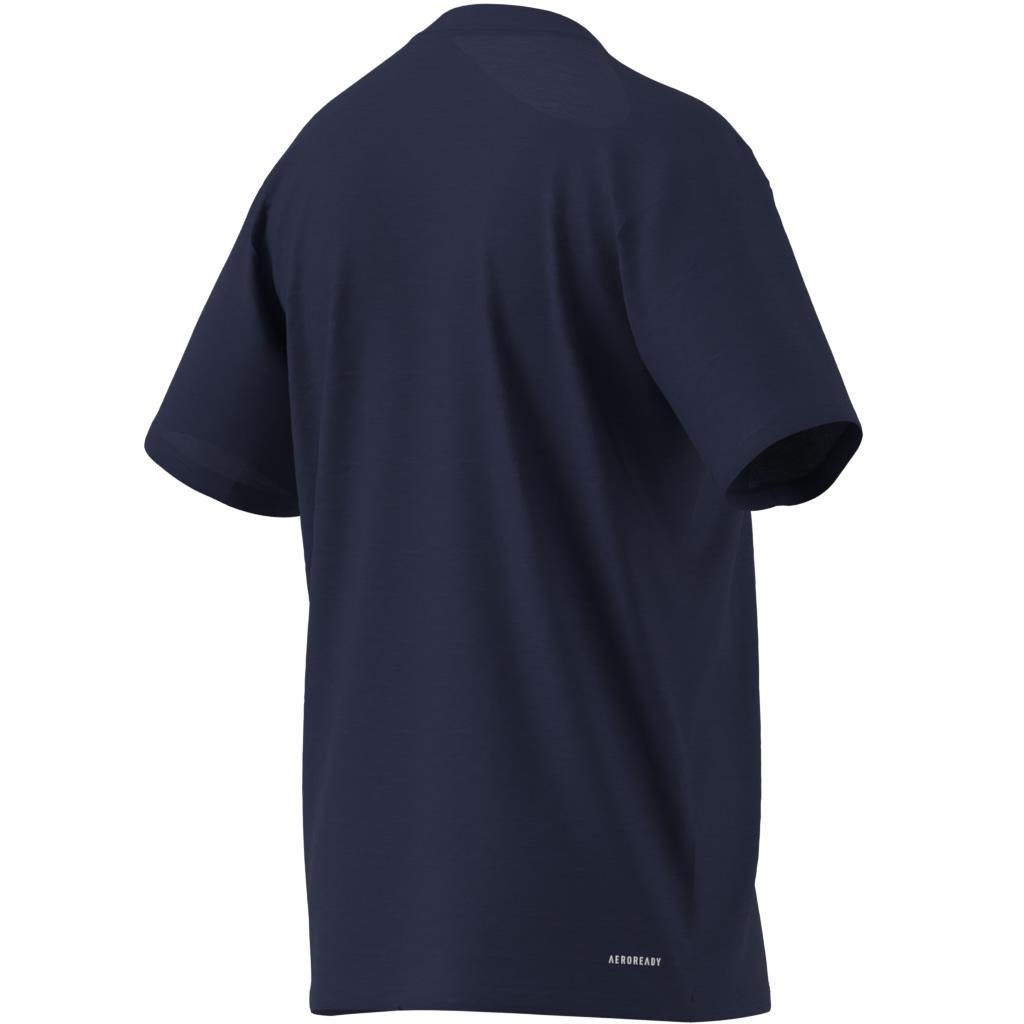 Train Essentials Feelready Logo Training T-Shirt, Blue, A701_ONE, large image number 12