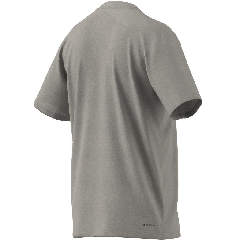 Train Essentials Feelready Logo Training T-Shirt, Grey, A701_ONE, large image number 14