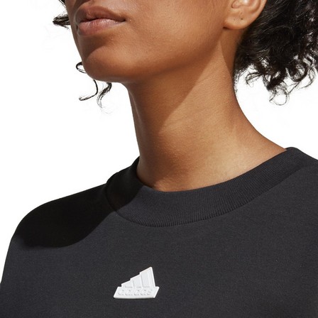 Women Future Icons 3-Stripes Sweatshirt, Black, A701_ONE, large image number 8