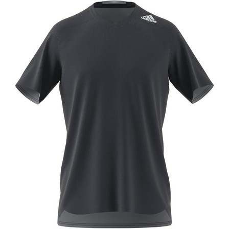 Men Designed 4 Running T-Shirt, Navy, A701_ONE, large image number 6