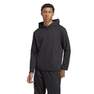 Men Yoga Graphic Training Hoodie, Black, A701_ONE, thumbnail image number 0