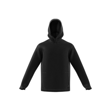 Men Yoga Graphic Training Hoodie, Black, A701_ONE, large image number 13