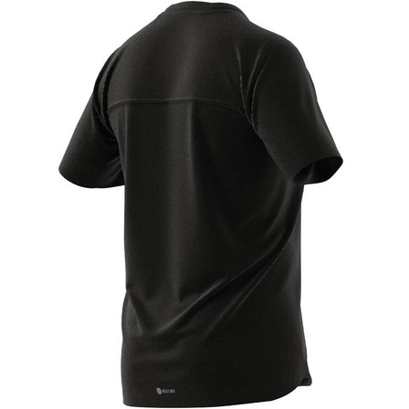Men Designed 4 Training Hiit T-Shirt, Black, A701_ONE, large image number 8