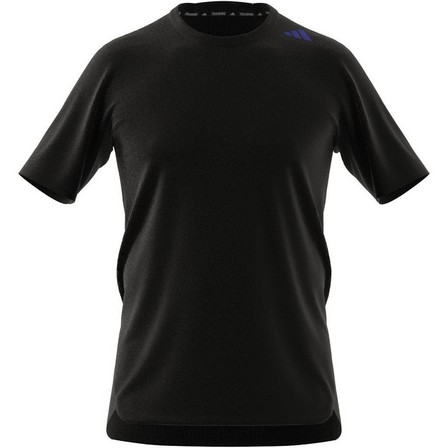Men Designed 4 Training Hiit T-Shirt, Black, A701_ONE, large image number 12