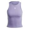 Women Adicolor Essentials Rib Tank Top, Purple, A701_ONE, thumbnail image number 2