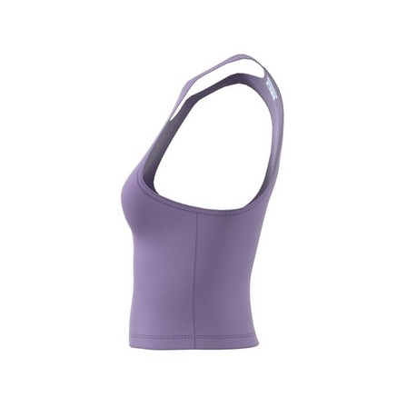 Women Adicolor Essentials Rib Tank Top, Purple, A701_ONE, large image number 9