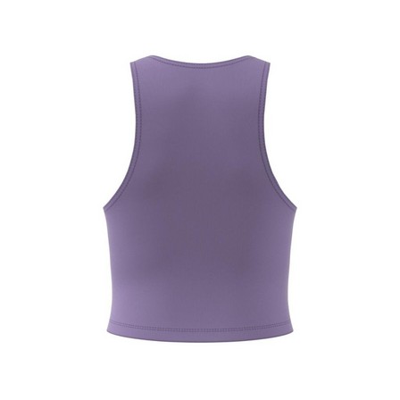 Women Adicolor Essentials Rib Tank Top, Purple, A701_ONE, large image number 12