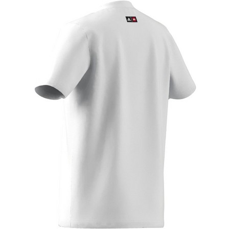 Unisex Junior Adidas X Lego Graphic T-Shirt, White, A701_ONE, large image number 12