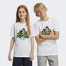 Kids Unisex Adidas X Lego Graphic T-Shirt, White, A701_ONE, thumbnail image number 0
