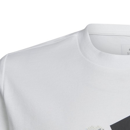 Kids Unisex Adidas X Lego Graphic T-Shirt, White, A701_ONE, large image number 5