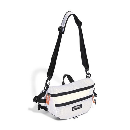 Unisex Adidas Adventure Waist Bag Large, White, A701_ONE, large image number 1