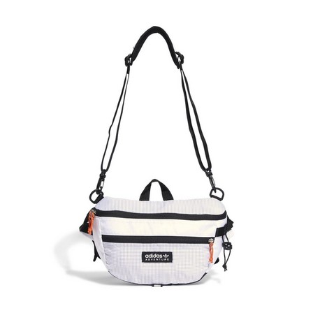Unisex Adidas Adventure Waist Bag Large, White, A701_ONE, large image number 2