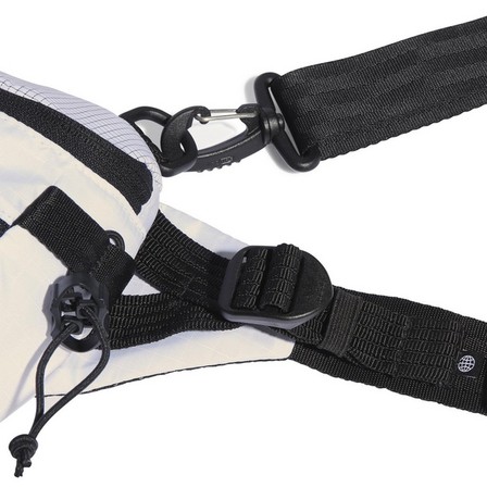 Unisex Adidas Adventure Waist Bag Large, White, A701_ONE, large image number 4