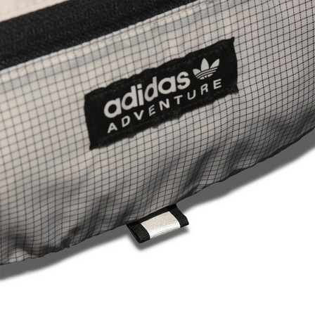 Unisex Adidas Adventure Waist Bag Large, White, A701_ONE, large image number 5
