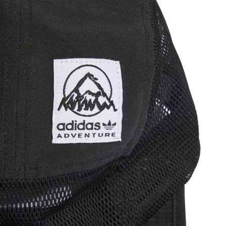 Unisex Adidas Adventure Trail Cap, Black, A701_ONE, large image number 2